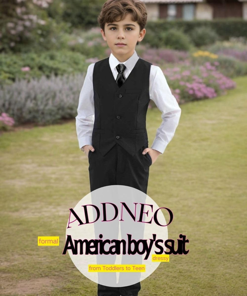 Toddler Boys Suit Kids Formal Slim Fit Suits Boy Tuxedo for Wedding