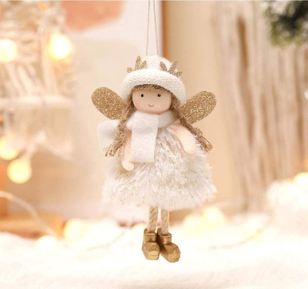 Christmas Angel Doll Decoration, Christmas Tree Hanging Ornaments, Thanksgiving Day Birthday Gifts, Fairy - Set of 3