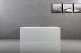 VTAP603222R 60-Inch Acrylic 3-Wall Alcove Tub with Right Hand Drain Hole, White
