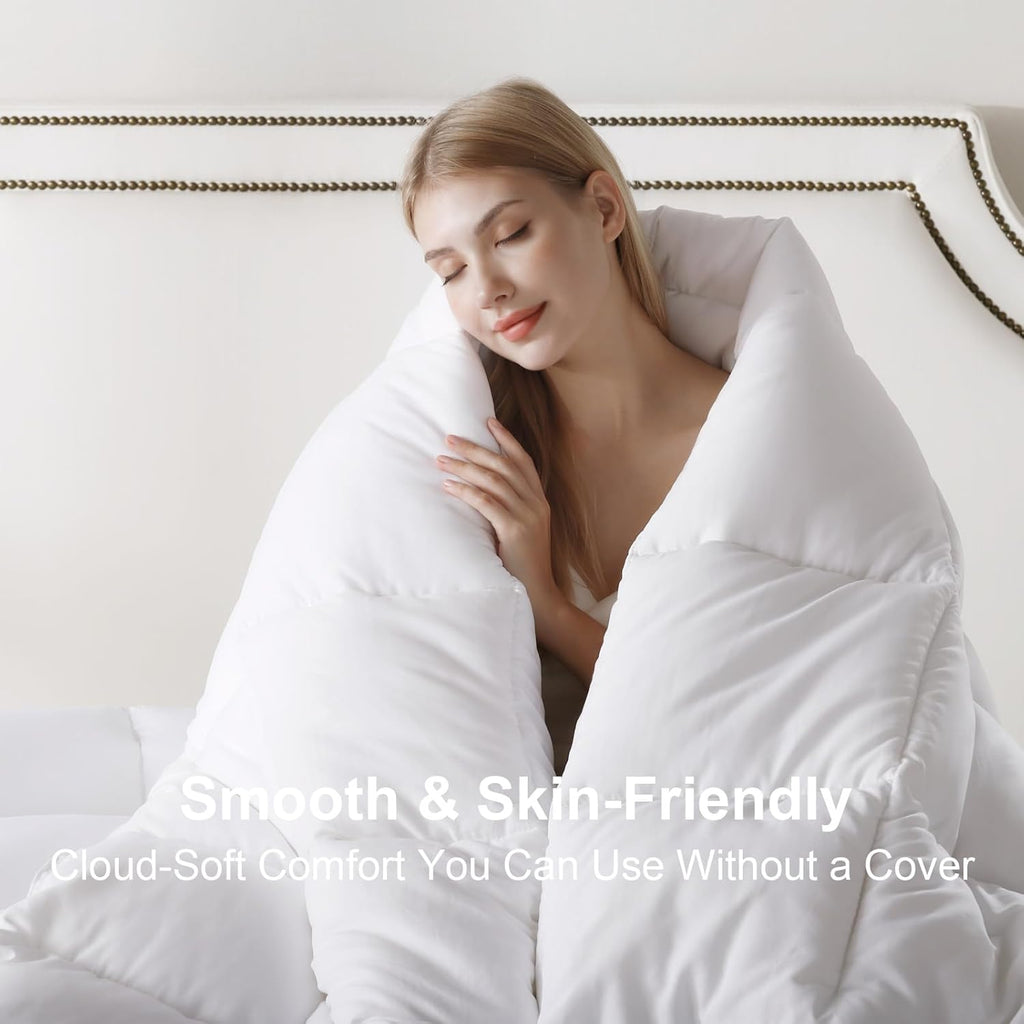 Comforter Set - Reversible Dual Color - Goose Down Alternative