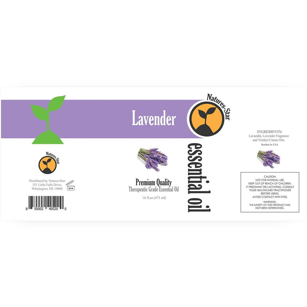 Lavender Essential Oil, 16 Ounce, Therapeutic Grade for Aromatherapy, Candle & Soap Making, Diffusers & Home