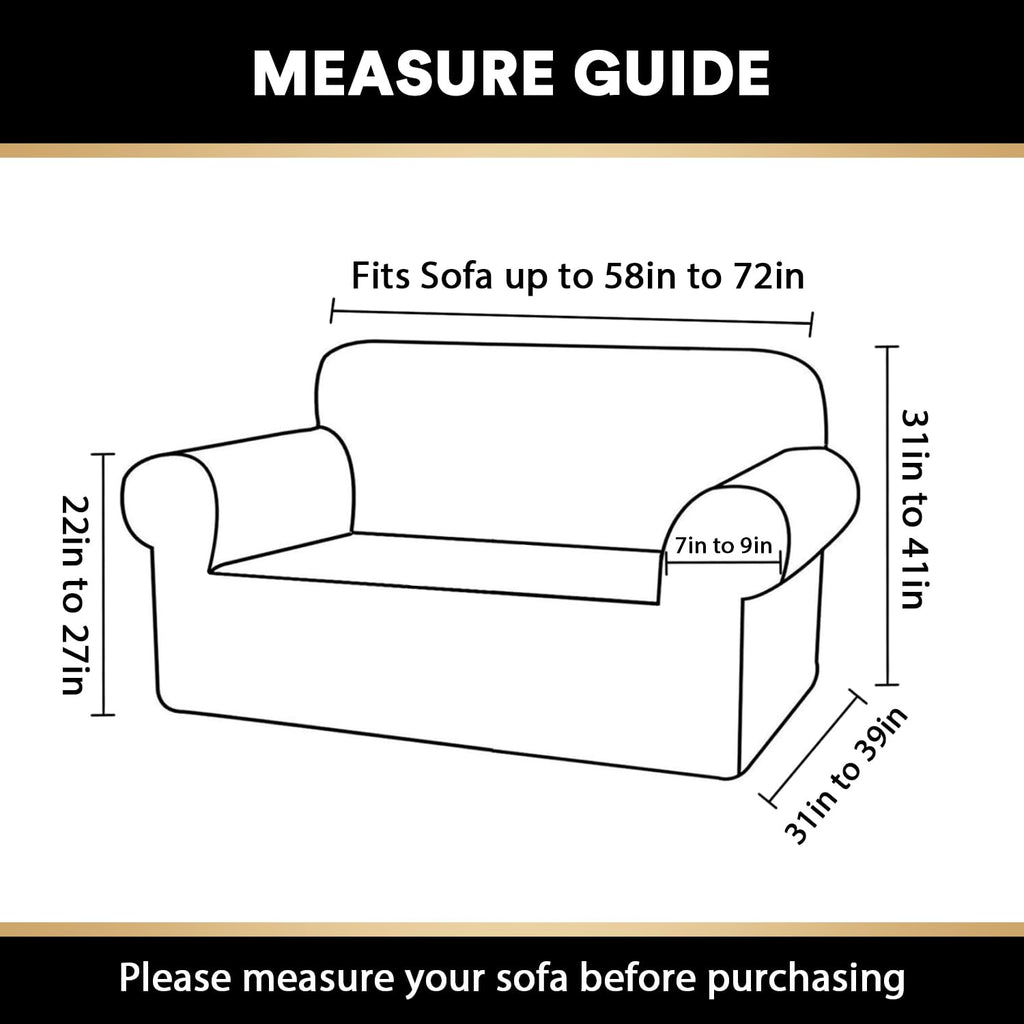 Stretch Loveseat Sofa Cover Slipcover Couch Cover for 2 Cushion Sofa Washable Sofa Cover for Pets Friendly Furniture