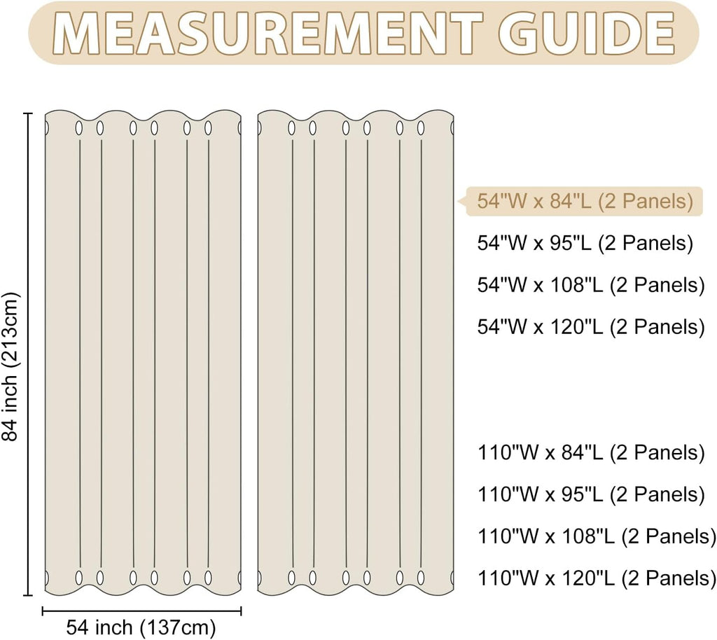 Waterproof Outdoor Curtains with Zipper Top & Bottom Grommet Thermal Privacy Drapes 2 Panels Gazebo Outside Blackout