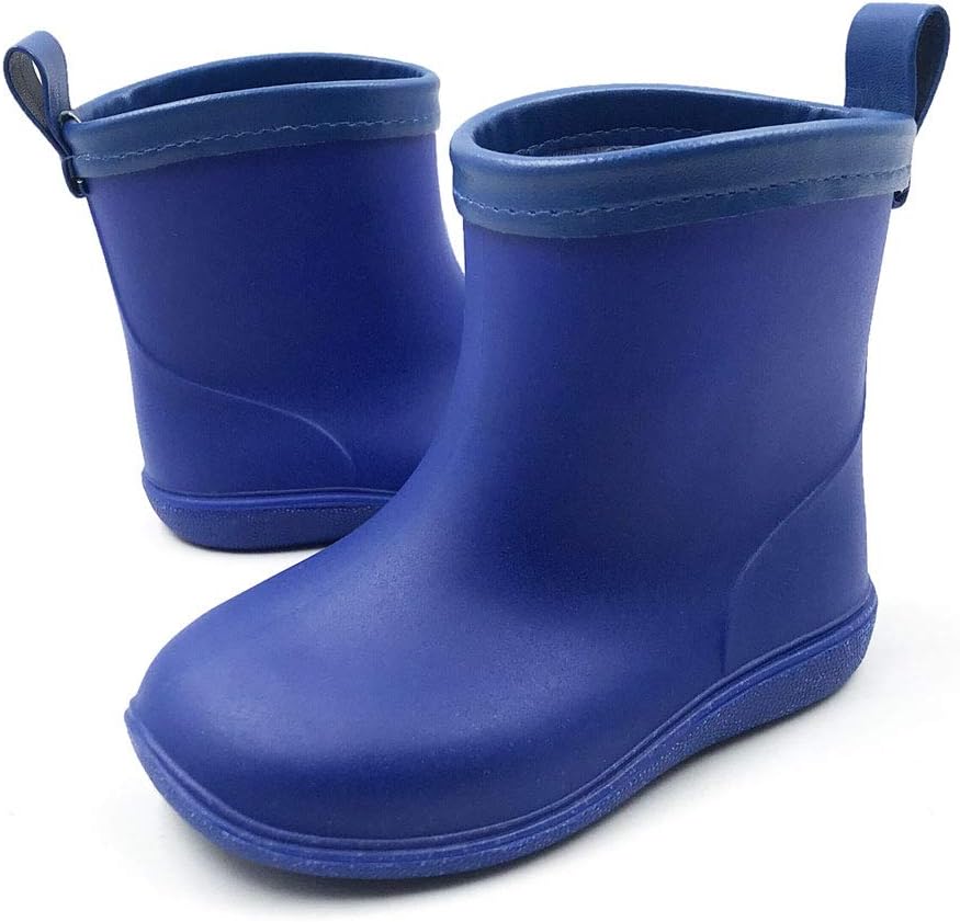 Baby Kids Easy On Rain Shoes Boots for Toddler Little Kid
