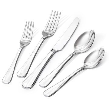 Silverware Set for 12, 18/10 Stainless Steel Flatware Set, Cutlery Utensil