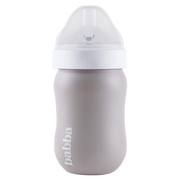 Stainless Steel Baby Bottle, Anti-Colic, Vacuum-Insulated, 8oz