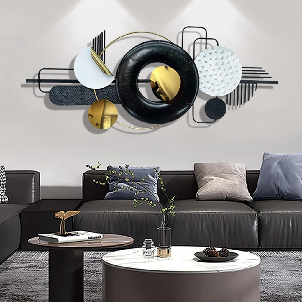 Large Metal Wall Art,Modern Decor 59 x 25