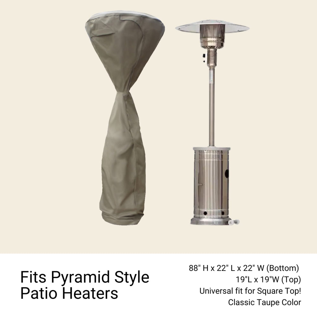 Heavy Duty Dome and Commercial Standing Patio Heater Cover, Water Resistant and UV Fit Outdoor 36" Dome Diameter, 19"