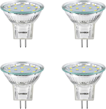 3W MR11 LED Landscape Light Bulbs, Low Voltage 12V 20W Halogen Replacement for Outdoor Landscape Spotlight and Track