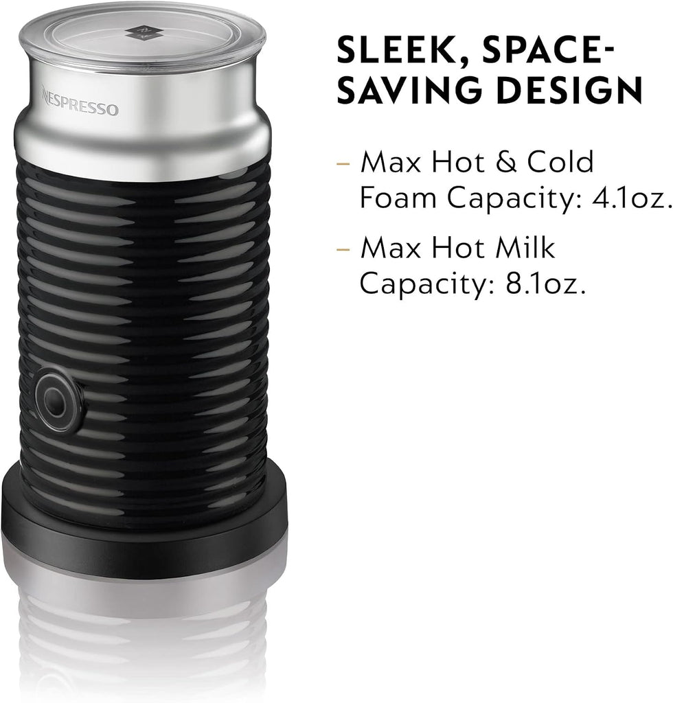 Aeroccino 3 Milk Frother, Black, Steel | Steel
