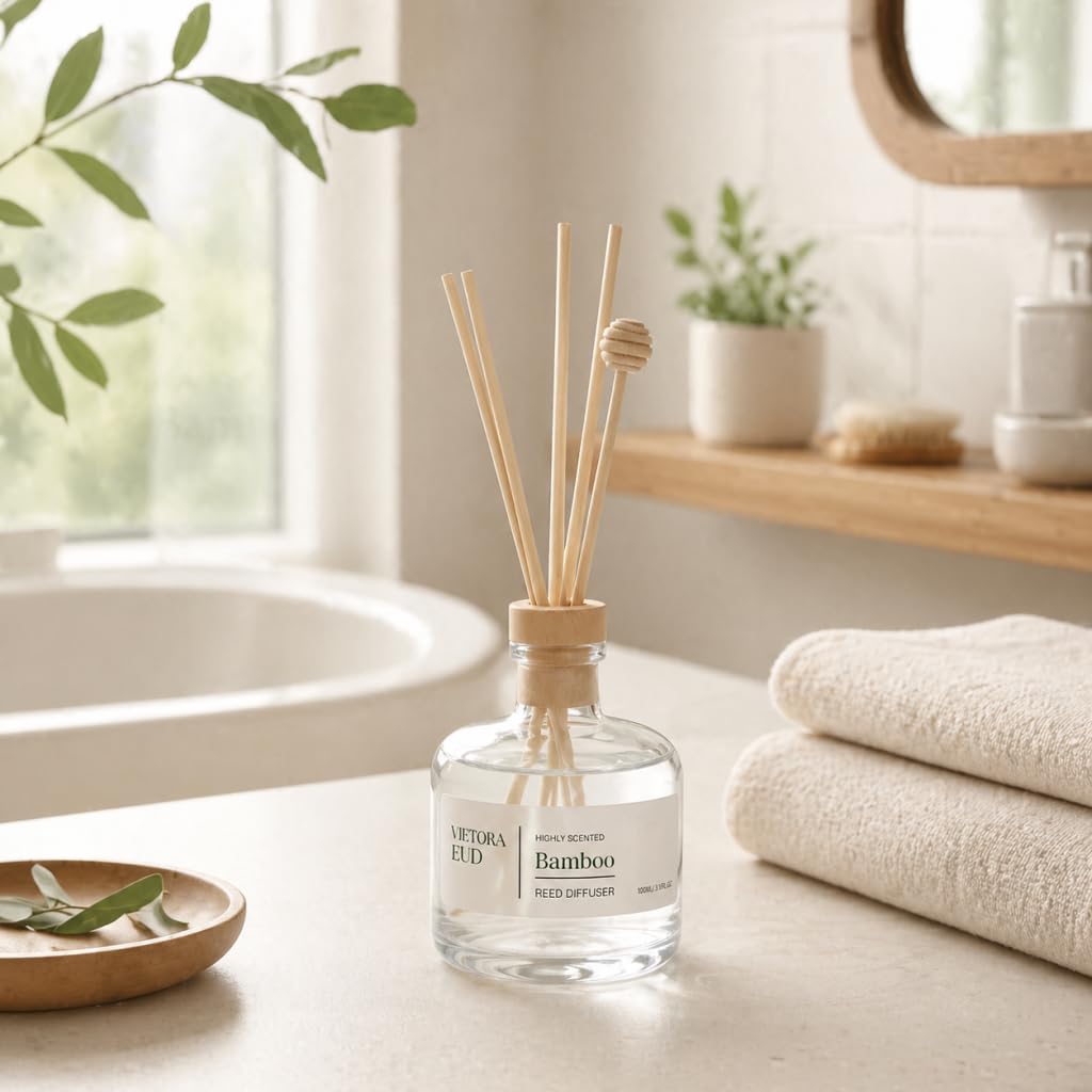 Bamboo Reed Diffuser, 3.5 Fl Oz