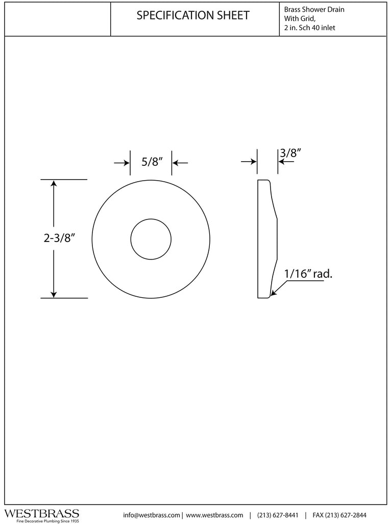 1/2" Low Pattern Flange for Copper Pipe (5/8" OD), Oil Rubbed Bronze (2-Pack)