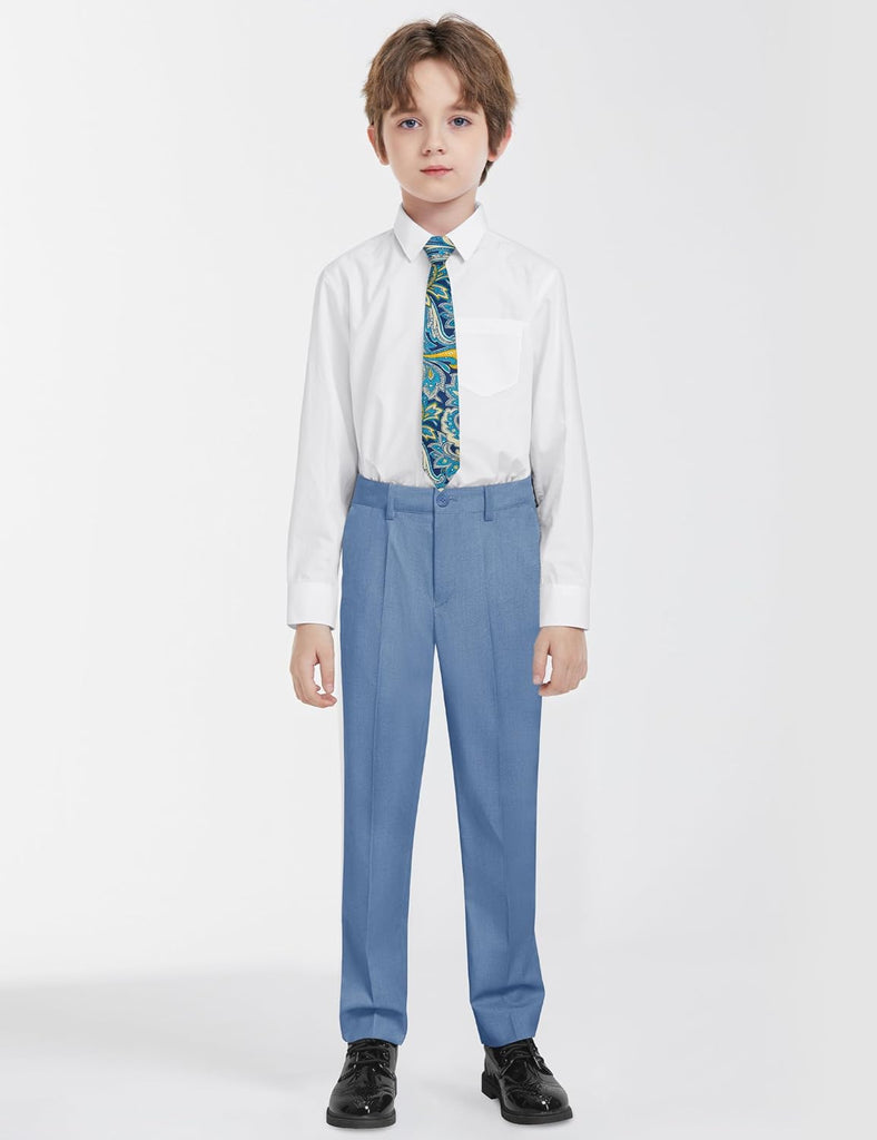 Boys' Formal Suit Vest Set with Suspender, Kids Suit for Wedding