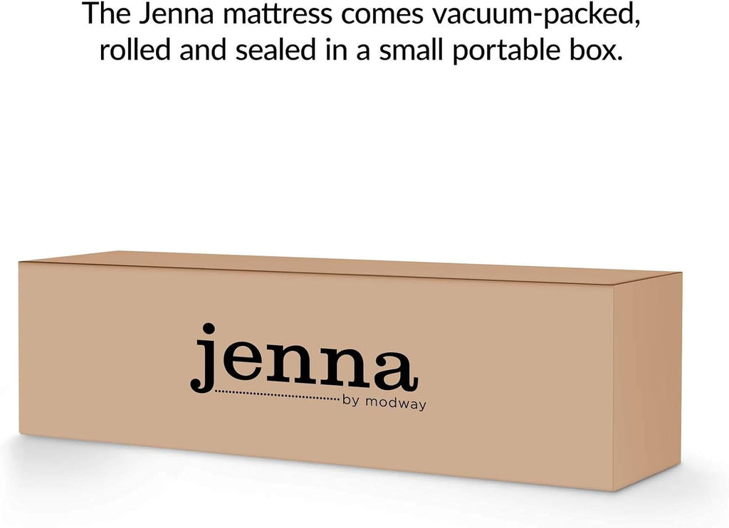 Jenna 10" Innerspring and Memory Foam California King Mattress With Individually Encased Coils, White