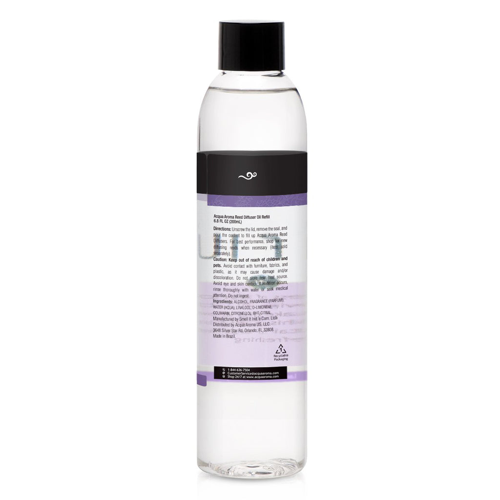 Lavender Reed Diffuser Oil Refill 6.8 FL OZ (200ml) Contains Essencial Oils Handcrafted Made in Brazil