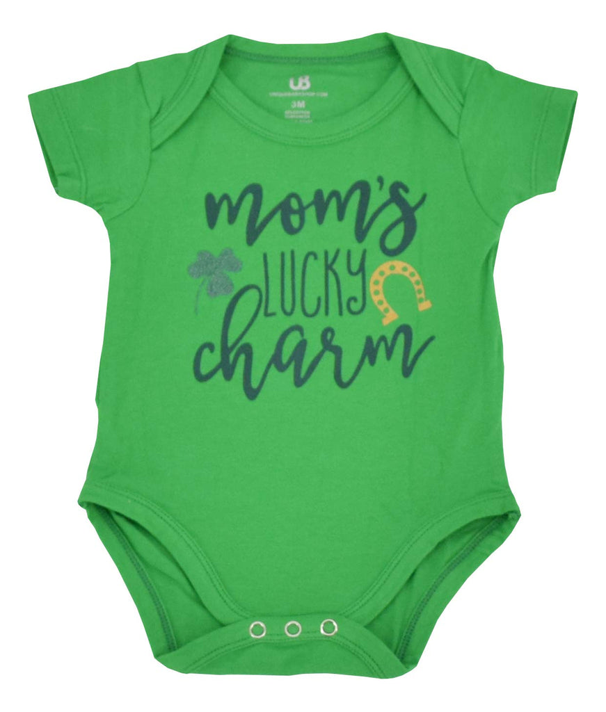 Boys 1st St Patricks Day Moms Lucky Charm Layette Set