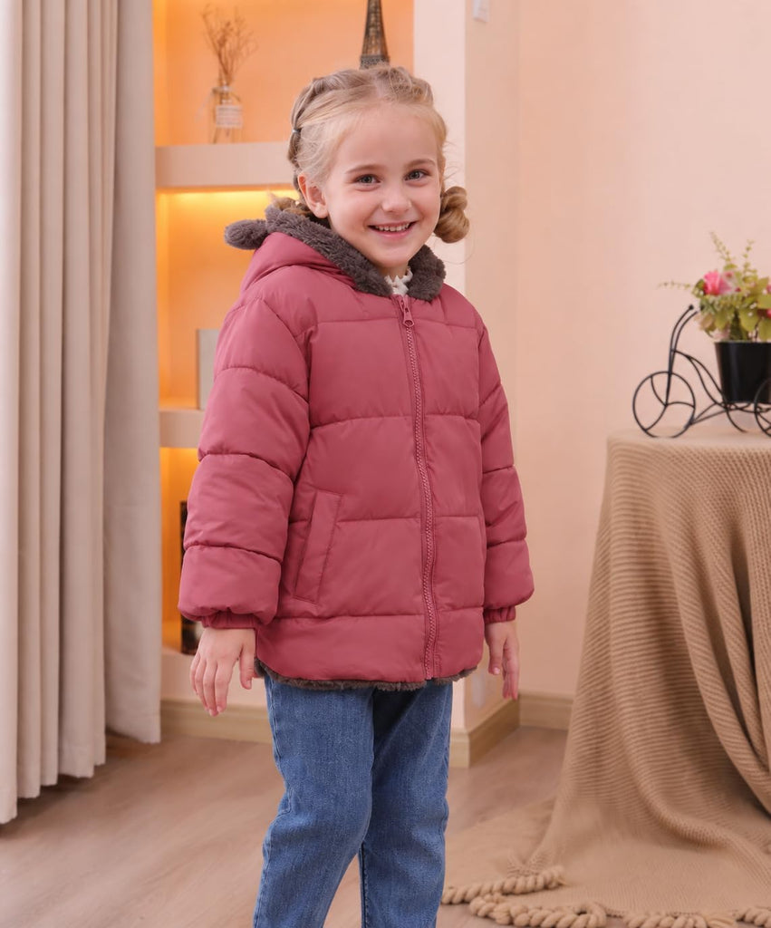 Baby Toddler Winter Coat Boys Girls Puffer Jacket with Hood