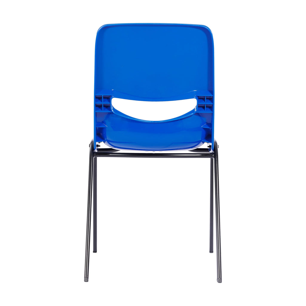 Flex Comfort Classroom Stack Chair, Navy