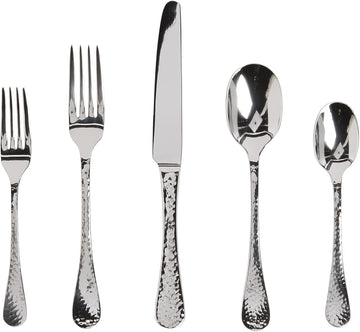 Lafayette 20-Piece Stainless Steel Flatware Set, Service for 4, Silver, 36015-9