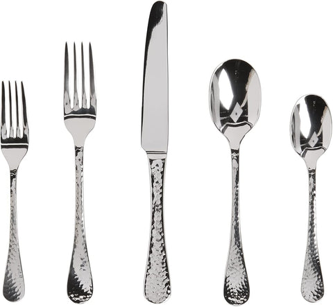 Lafayette 20-Piece Stainless Steel Flatware Set, Service for 4, Silver, 36015-9