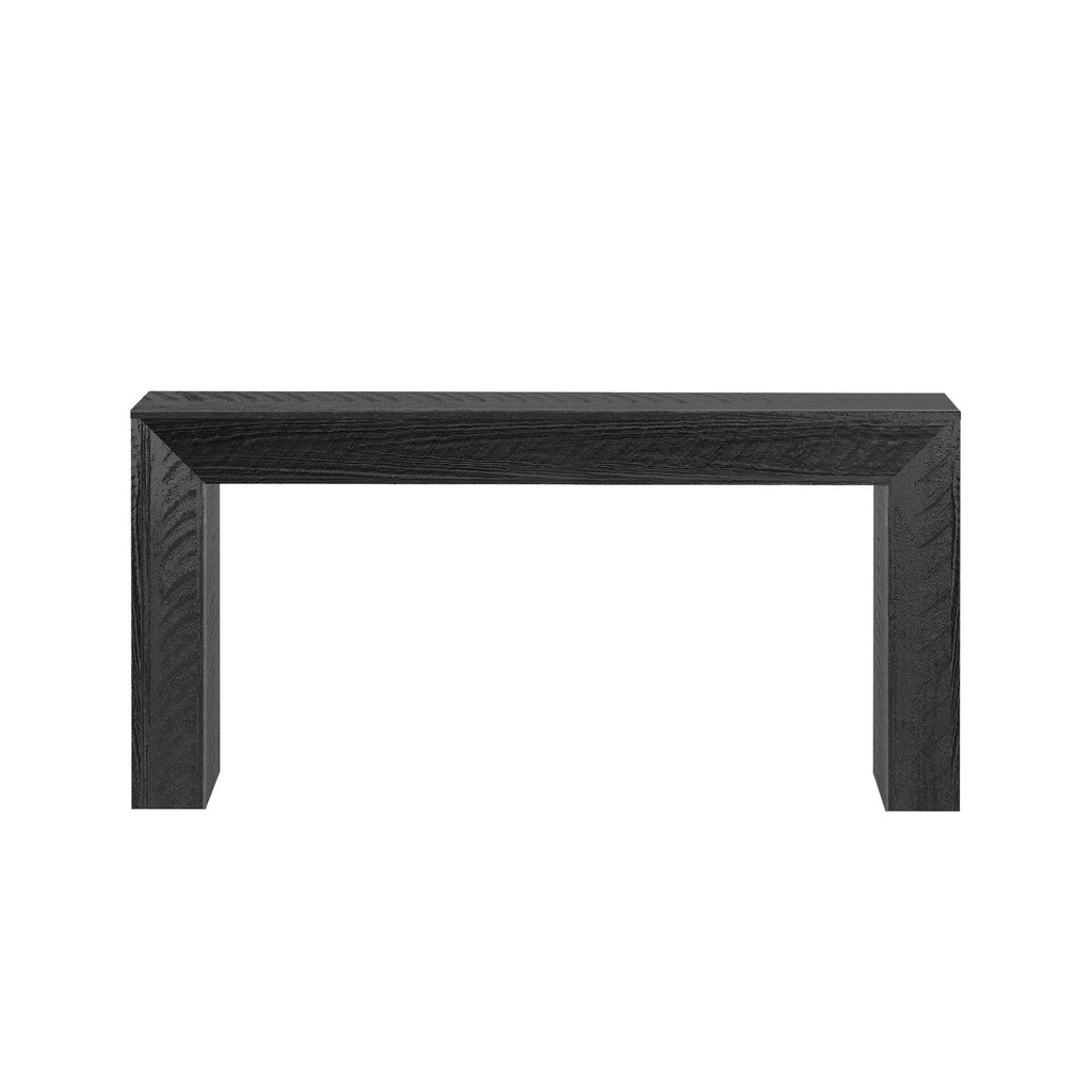 Camden Console Table, 66 Inch, Rustic Char