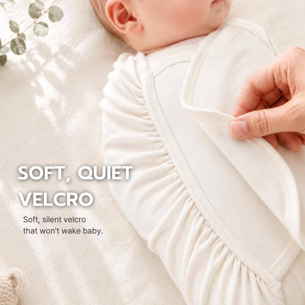 Swaddle Sleep Sack for Newborns, Easy Transition Swaddle with Adaptive Comfort Band, Arms-, Hands-Up & Arms-Out