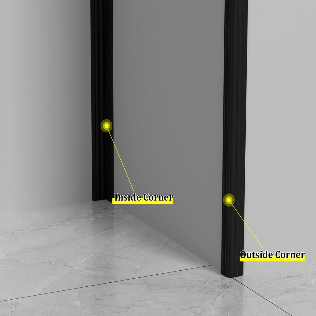 Wall Corner Protector Trim, 40 Feet Flexible Inside & Outside Guard, Peel and Stick Molding, Self-Adhesive Strip for