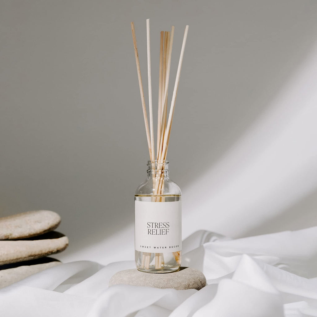 Stress Relief Reed Diffuser Set - Eucalyptus, Spearmint, Citrus, Sage Scented Diffusers - Scent Diffusers, Long