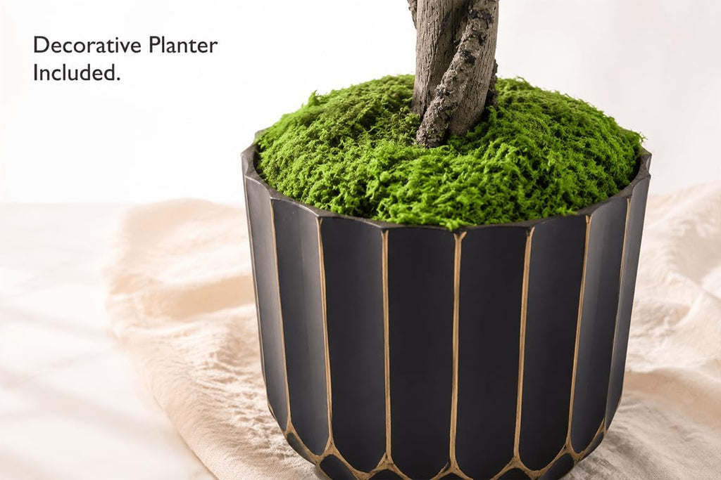 Artificial Trees 4FT Ficus Tree with Exquisite Planter
