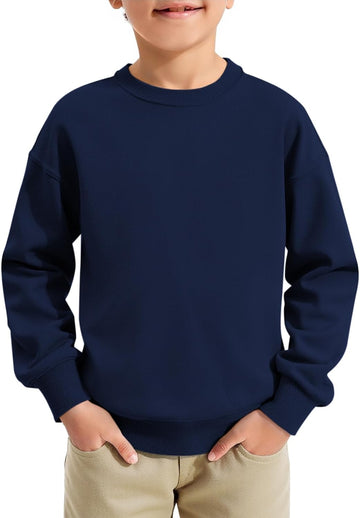 Boys Sweatshirts Kids Fashion Long Sleeve Crewneck Pullover