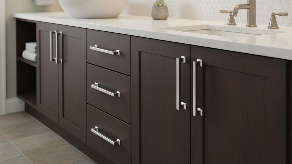 11-1/3" Polished Chrome Cabinet Pulls and Handles 6 Pack, AL3046CP
