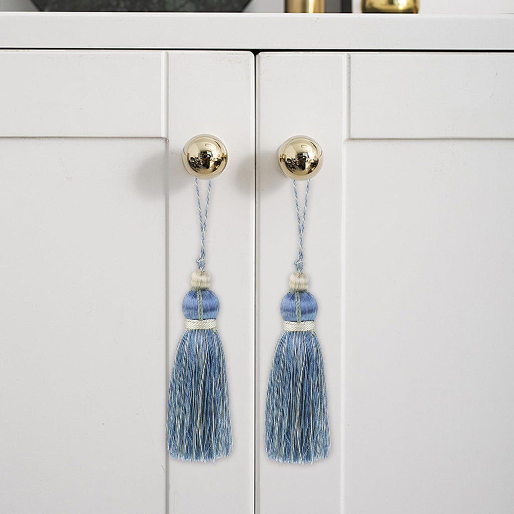 Tassel Key Tassel with Loops for Curtain Decoration,2Pcs