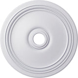 Diane Ceiling Medallion, 24"OD x 3 5/8"ID x 1 1/4"P (Fits Canopies up to 6 1/4"), Factory Primed