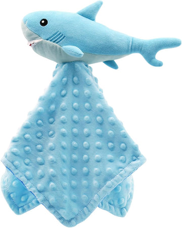 Shark Blanket Security for Baby Soft Lovey Plush Gifts