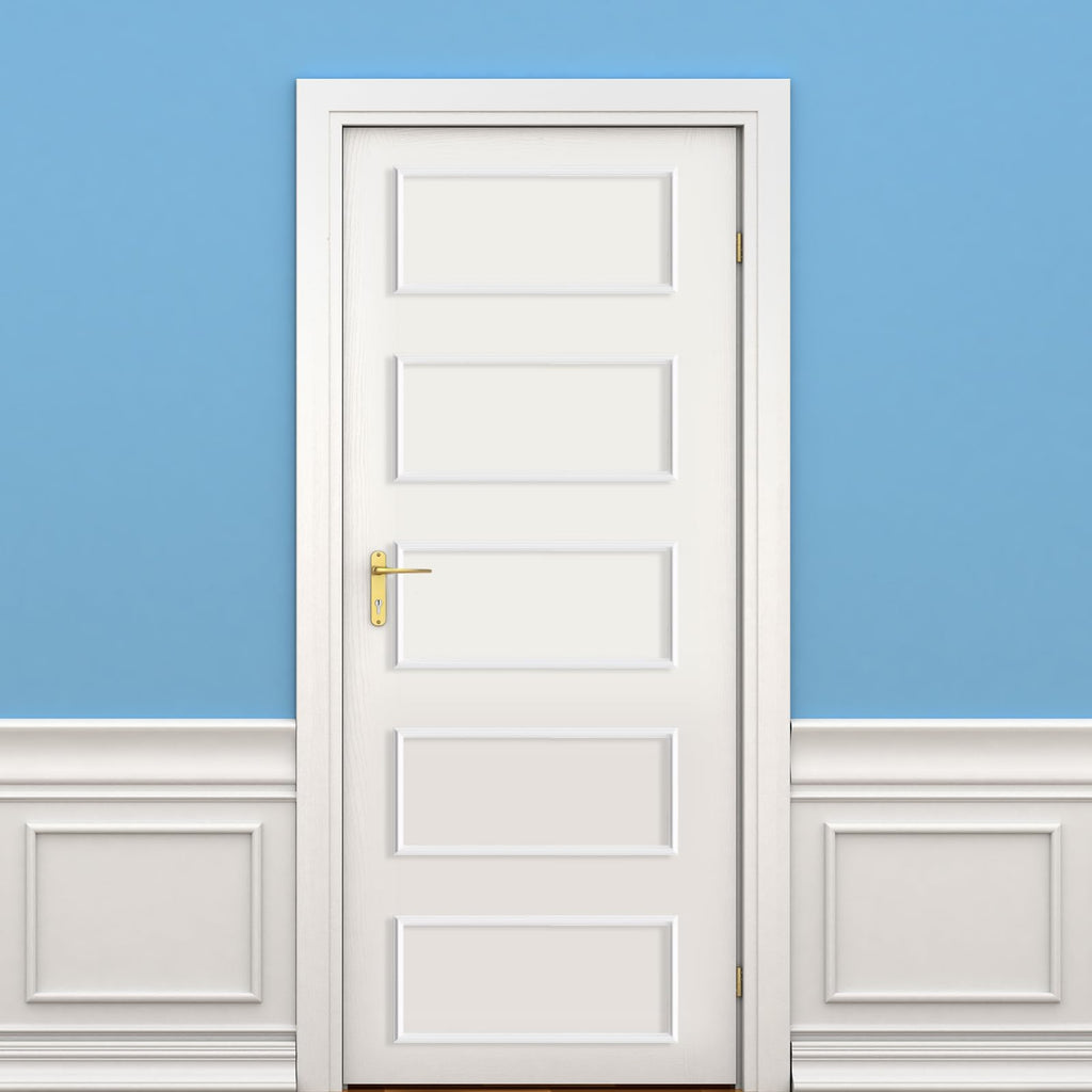 1 Set Peel and Stick Door Moulding Trim Kit, Multi