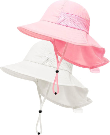 Baby Sun Hat with Neck Flap UPF 50+ for Toddler Sun Protection Beach Hat