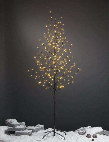 6FT 240L LED Star Light Tree, Festival Party Christmas, Indoor and Outdoor Use, Warm White