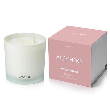 Signature 3 Wick Scented Candles, Santal Rock Rose - 26 Oz