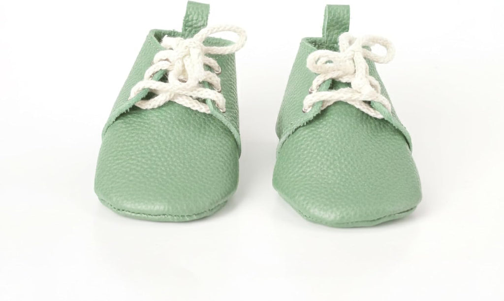 Leather Baby Moccasins Soft Sole Crib Shoes Barefoot Newborn Footwear Padded Insole Unique Baby Shower Breathable