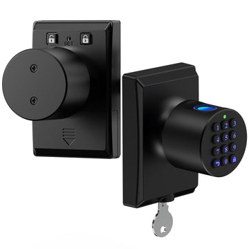 Fingerprint Door Lock Smart Keyless Entry Door Knob with Keypad Electronic Digital