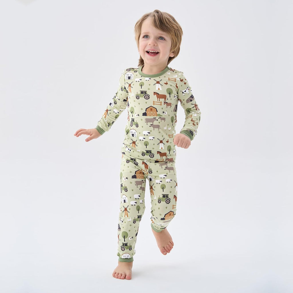 Baby Viscose from Bamboo Pajama Set Toddler Boy Sleepwear 12M