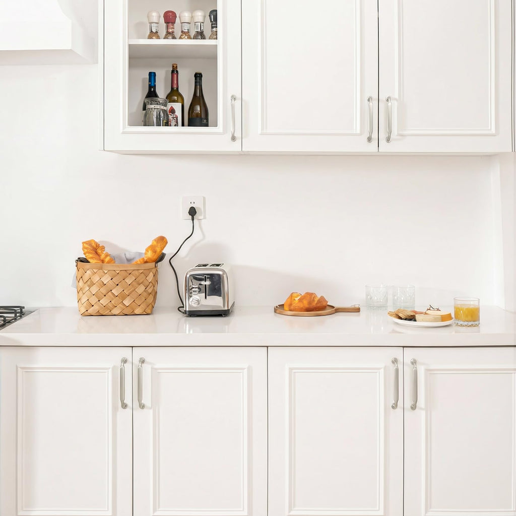 50 Pack 5 Inch Brushed Nickel Cabinet Pulls Solid Handles