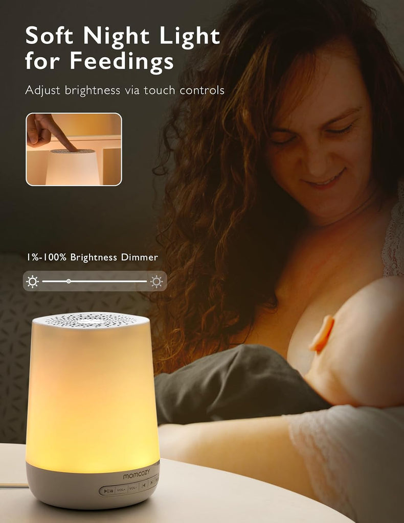 Smart Baby Sound Machine with Night Light, White Noise Machine