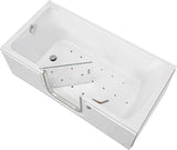Ella Laydown 30x60 Air Massage Walk in Bathtub Left Drain