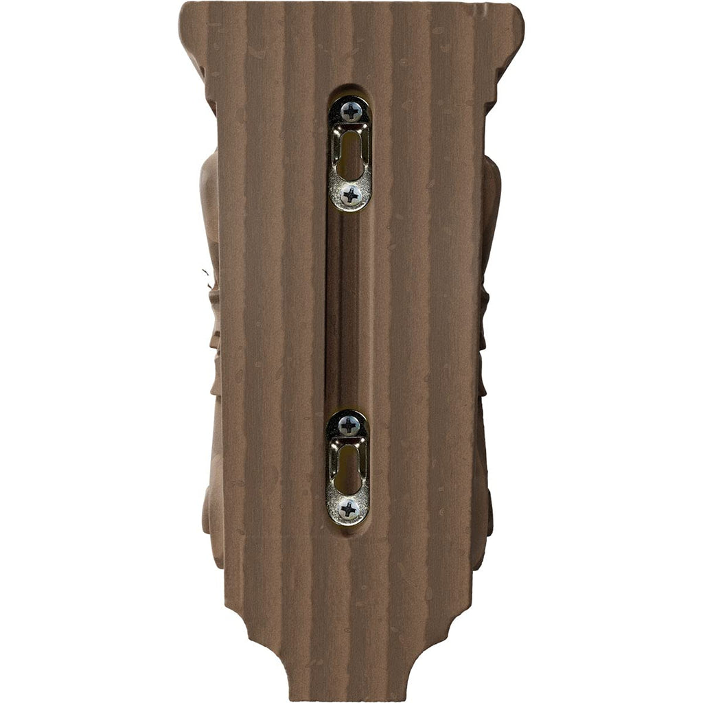 5"W x 5"D x 10"H Medium Acanthus Wood Corbel, Walnut