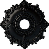 Riley Ceiling Medallion, Jet Black
