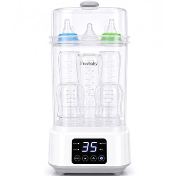 Compact Baby Bottle Sterilizer and Dryer, 8-in-1 Auto Steam System