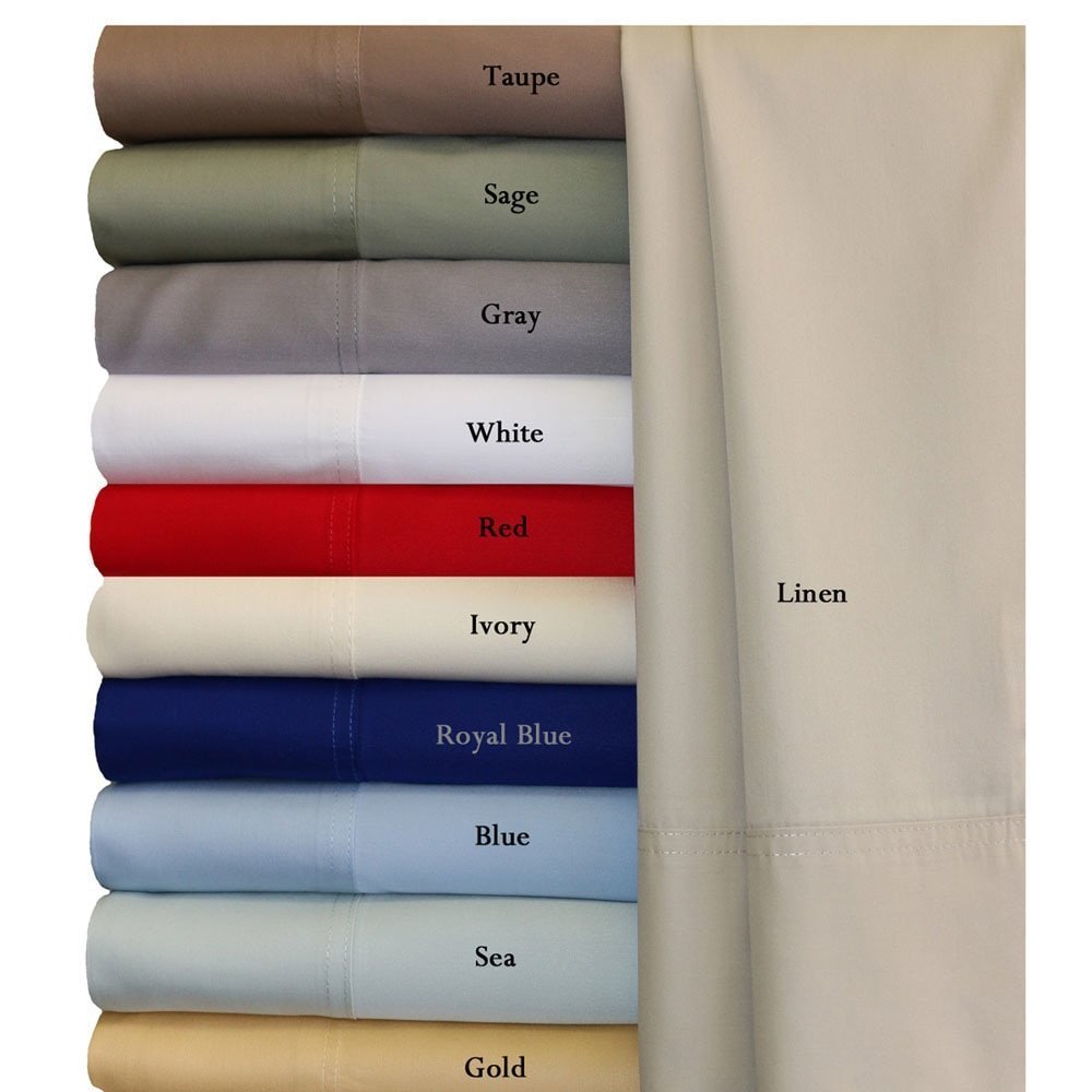 100% Viscose from Bamboo Sheets Set, Linen Beige