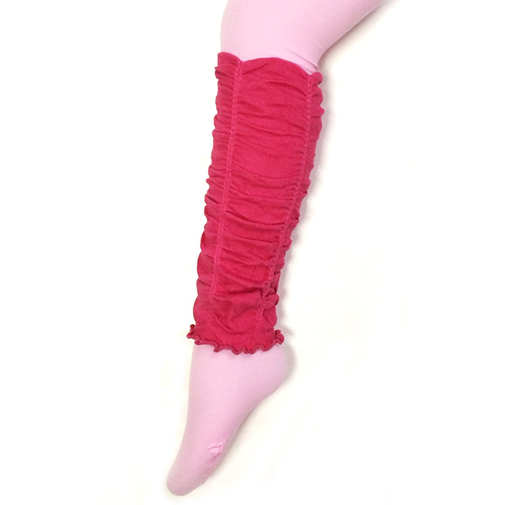 Little Girls 3 Pair Gathered Ruffles Leg Warmers, Lilac, Ballet Pink, Sky Blue