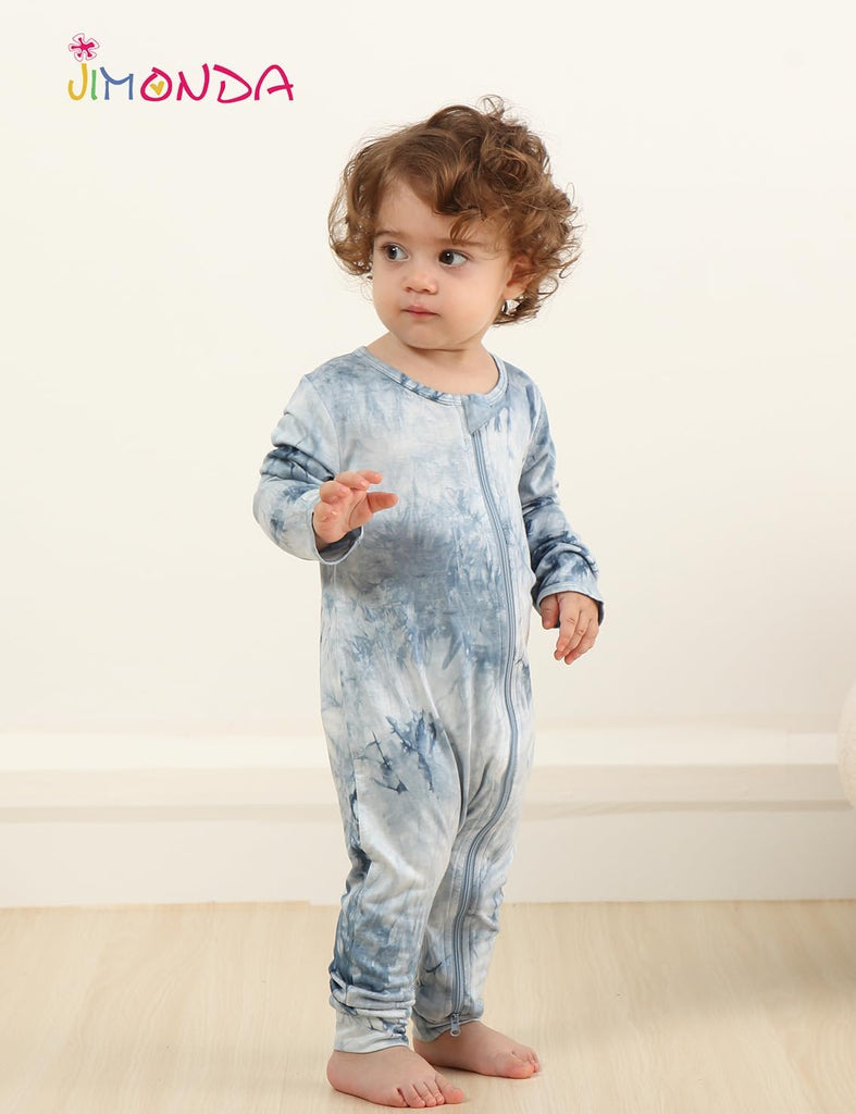 Baby Girl Boys Bamboo Rayon Pajamas,Footless Pjs